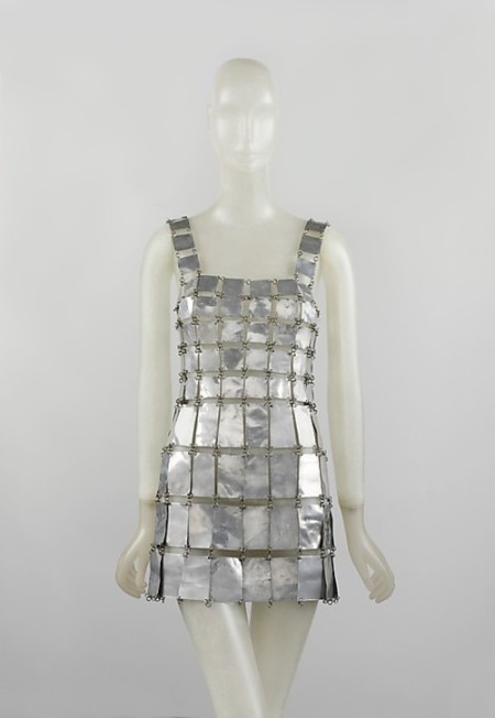 Metal dress, Paco Rabanne, 1966, vintage, metal, avant-garde, Metropolitan museum